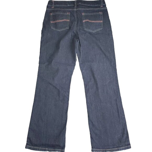 Riders By Lee Jeans Premium Womens 14 P Petite Dark Wash High Rise - Picture 2 of 9